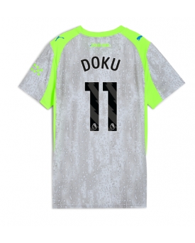 Billige Fotballdrakt Manchester City Jeremy Doku #11 Replika Tredjedrakt Dame 2025-26 Kortermet Billige Fotballdrakt Manchester City Jeremy Doku #11 Replika Tredjedrakt Dame 2025-26 Kortermet